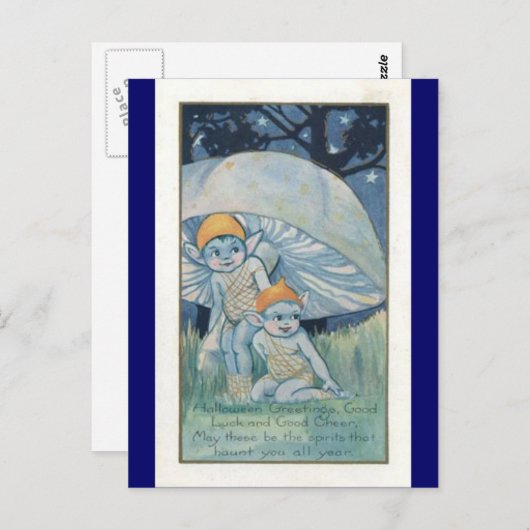 Carte Postale halloween postcard (Devant / Derrière)