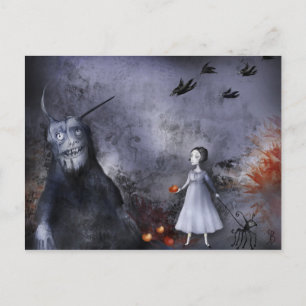 Carte Postale Halloween postcard
