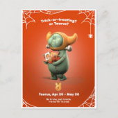 Carte postale Halloween pour Taurus (Devant)