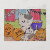 Carte postale Halloween "Raccourci" (Devant)