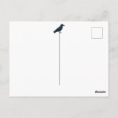 Carte Postale Halloween Raven : Ne jamais dire jamais (pas E.A. (Dos)