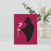 Carte postale Halloween Reaper Grim (Debout devant)