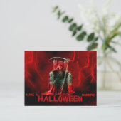 Carte Postale Halloween/Reeper Grim avec éclaircis (Debout devant)