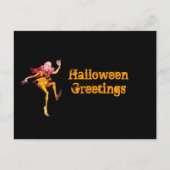 Carte Postale Halloween Salutations Goblin (Devant)