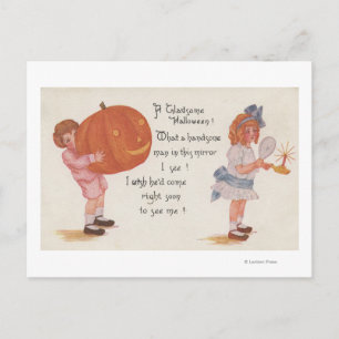 Carte Postale Halloween SalutationUn Halloween glauque