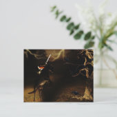 Carte postale Halloween sans tête (Debout devant)