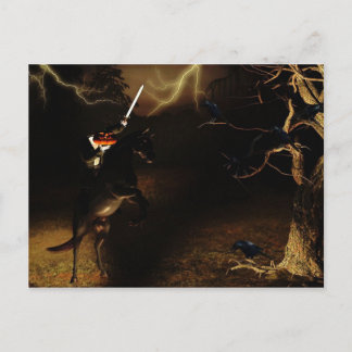 Carte postale Halloween sans tête