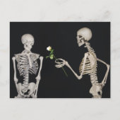 Carte Postale Halloween Skeleton Romance (Devant)