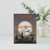 Carte postale Halloween Sortez de vos tombes (Debout devant)