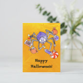 Carte postale Halloween Spider (Debout devant)