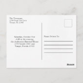 Carte Postale Halloween Spooktacular Éffrayant Whimsical Black C (Dos)