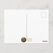 Carte Postale Halloween Steampunk Forest Witch (Dos)