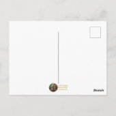 Carte Postale Halloween Steampunk Southern Gentleman Zombie (Dos)