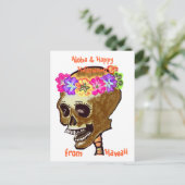 Carte Postale Halloween Style Hawaii (Debout devant)