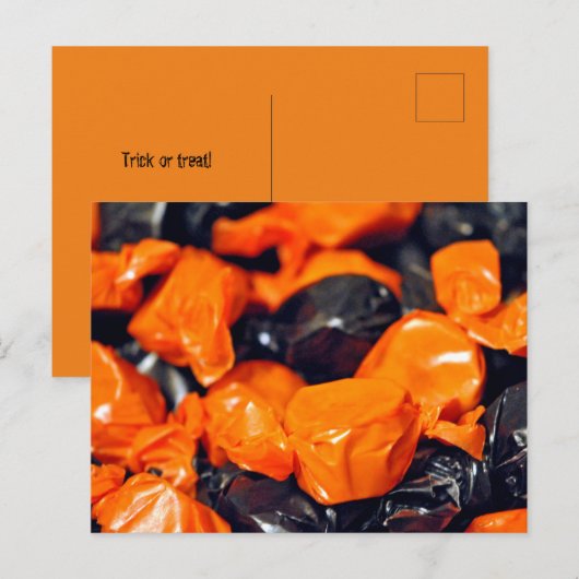 Carte postale Halloween Taffy (Devant / Derrière)