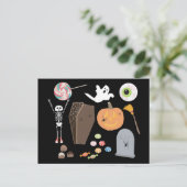 Carte Postale Halloween Trick ou Treat (Debout devant)