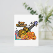 Carte Postale Halloween Ukulele (Debout devant)