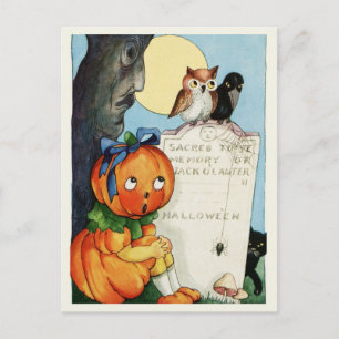 Carte postale Halloween vintage