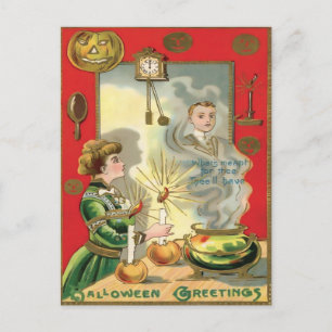 Carte Postale Halloween vintage