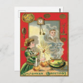 Carte Postale Halloween vintage (Devant / Derrière)