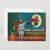 Carte Postale Halloween vintage (Devant / Derrière)