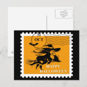 Carte postale Halloween vintage (Devant / Derrière)