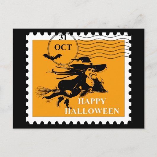 Carte postale Halloween vintage (Devant)
