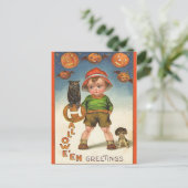 Carte Postale Halloween vintage (Debout devant)