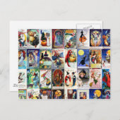 Carte Postale Halloween vintage (Devant / Derrière)