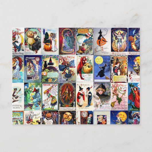 Carte Postale Halloween vintage (Devant)