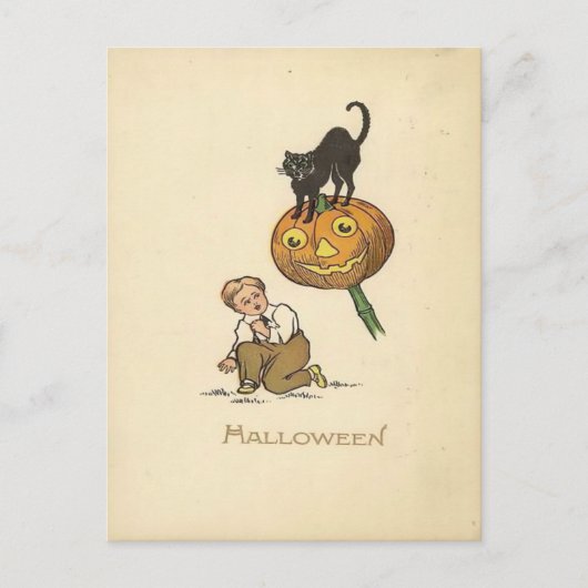 Carte Postale Halloween vintage (Devant)