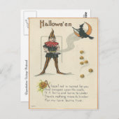 Carte Postale Halloween vintage (Devant / Derrière)