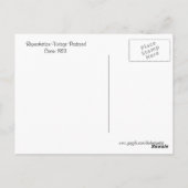 Carte Postale Halloween vintage (Dos)