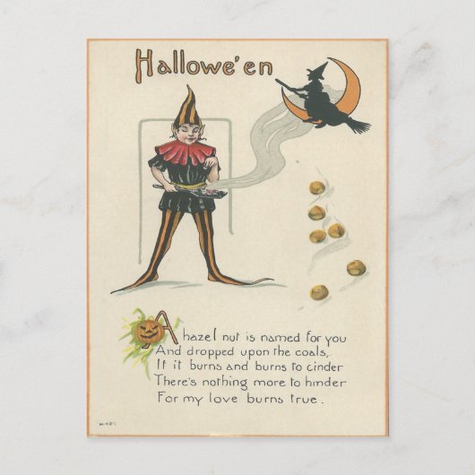 Carte Postale Halloween vintage (Devant)