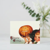 Carte postale Halloween vintage (Debout devant)