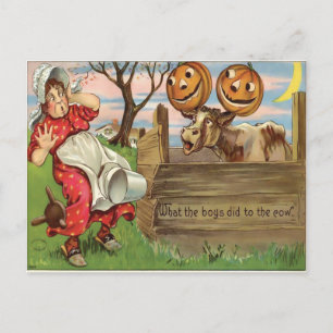 Carte Postale Halloween vintage