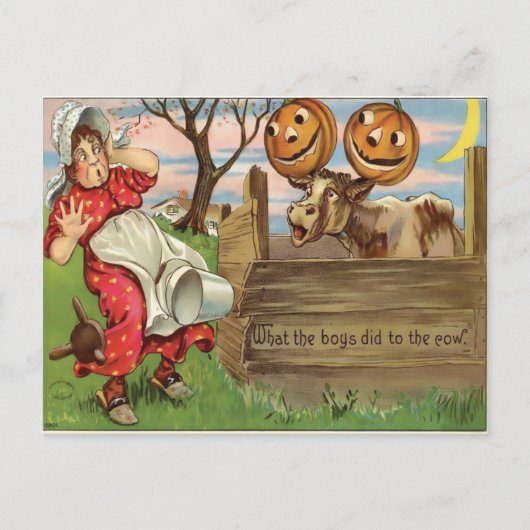 Carte Postale Halloween vintage (Devant)