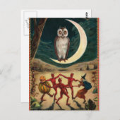 Carte postale Halloween vintage (Devant / Derrière)