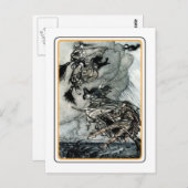 Carte Postale Halloween vintage (Devant / Derrière)