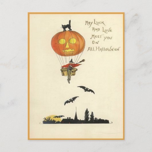 Carte Postale Halloween vintage (Devant)