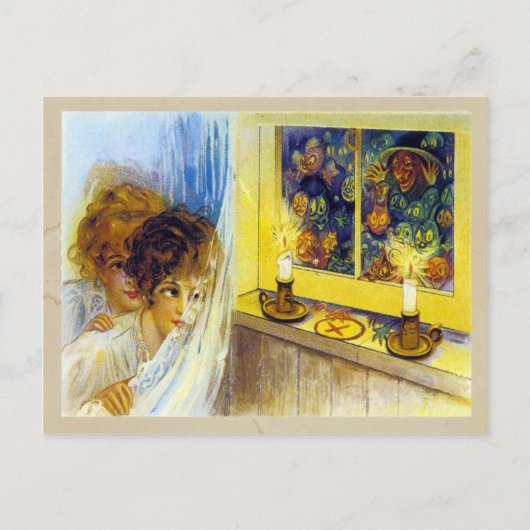 Carte postale Halloween vintage (Devant)