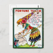 Carte postale Halloween vintage (Devant / Derrière)