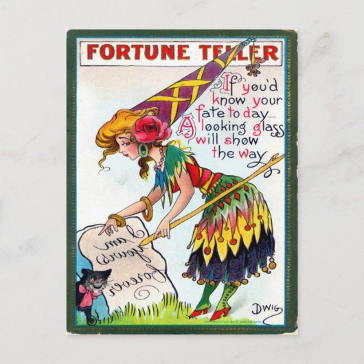 Carte postale Halloween vintage (Devant)