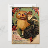Carte postale Halloween vintage (Devant / Derrière)