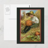 Carte postale Halloween vintage (Devant / Derrière)