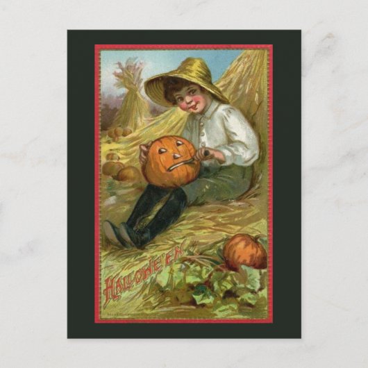 Carte postale Halloween vintage (Devant)