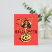 Carte Postale Halloween (vintage) (Debout devant)