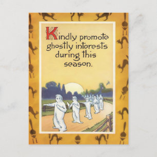 Carte Postale Halloween vintage