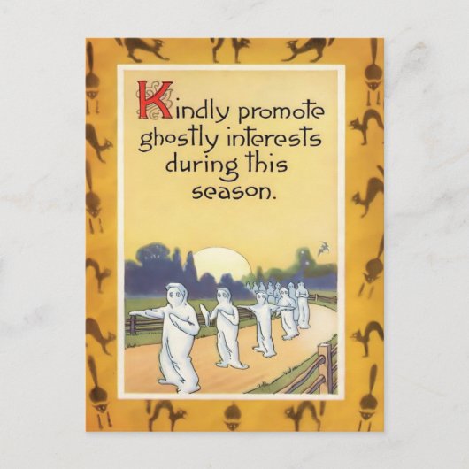 Carte Postale Halloween vintage (Devant)