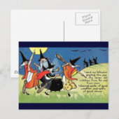 Carte postale Halloween vintage (Devant / Derrière)